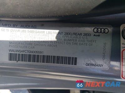Zdjęcie 12 z 12 samochodu: 2016 AUDI A7 PREMIUM PLUS VIN:WAUWGAFC7GN005591 - miniatura