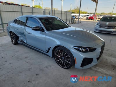 Czwarte zdjęcie samochodu z boku: 2025 BMW I4 M50 VIN:WBY33HD06SFT96110 - miniatura