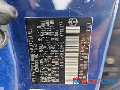 Zdjęcie 12 z 12 samochodu: 2024 TOYOTA CAMRY SE VIN:4T1T11AK1RU209703 - miniatura