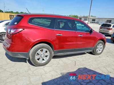 Trzecie zdjęcie samochodu z tyłu: 2014 CHEVROLET TRAVERSE LT VIN:1GNKRGKD3EJ179568 - miniatura