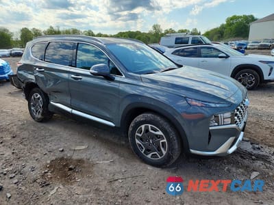 Czwarte zdjęcie samochodu z boku: 2023 HYUNDAI SANTA FE BLUE VIN:5NMS2DA14PH018254 - miniatura