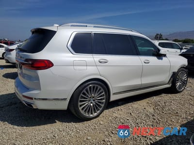 Trzecie zdjęcie samochodu z tyłu: 2020 BMW X7 XDRIVE40I VIN:5UXCW2C03L9C95583 - miniatura