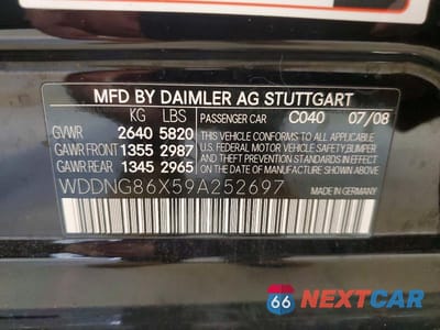 Zdjęcie 12 z 12 samochodu: 2009 MERCEDES-BENZ S 550 4MATIC VIN:WDDNG86X59A252697 - miniatura