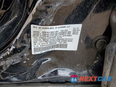 Zdjęcie 13 z 13 samochodu: 2019 HONDA PILOT EXL VIN:5FNYF6H5XKB054897 - miniatura