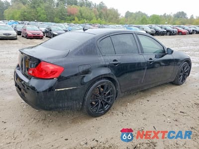 Trzecie zdjęcie samochodu z tyłu: 2011 INFINITI G25 SEDAN BASE VIN:JN1DV6AP2BM602057 - miniatura