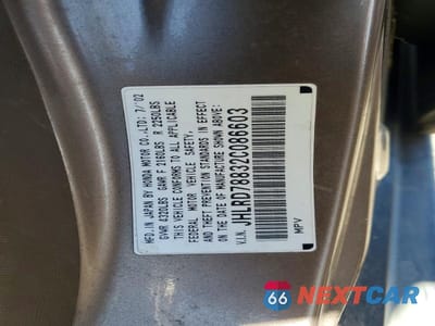 Zdjęcie 13 z 13 samochodu: 2002 HONDA CR-V EX VIN:JHLRD78832C086603 - miniatura