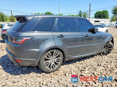 Trzecie zdjęcie samochodu z tyłu: 2020 LAND ROVER RANGE ROVER SPORT P525 HSE VIN:SALWR2SE6LA702089 - miniatura