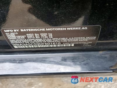Zdjęcie 12 z 12 samochodu: 2013 BMW 328 I VIN:WBA3A5C59DF601616 - miniatura