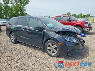 Czwarte zdjęcie samochodu z boku: 2019 HONDA ODYSSEY EXL VIN:5FNRL6H70KB042241 - miniatura