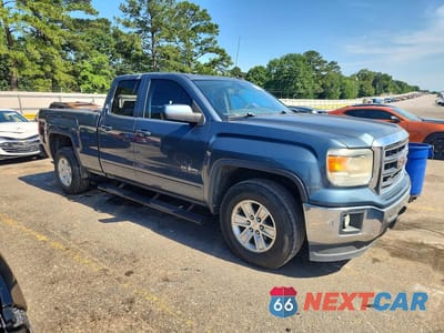 Czwarte zdjęcie samochodu z boku: 2014 GMC SIERRA C1500 SLE VIN:1GTR1UEH8EZ279355 - miniatura