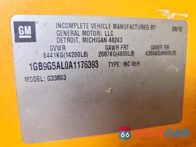 Zdjęcie 10 z 10 samochodu: 2010 CHEVROLET EXPRESS CU - SCHOOL BUS VIN:1GB9G5AL0A1176393 - miniatura