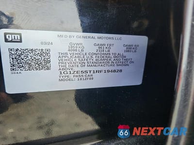 Zdjęcie 13 z 13 samochodu: 2024 CHEVROLET MALIBU PREMIER VIN:1G1ZE5ST1RF194828 - miniatura