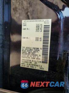 Zdjęcie 12 z 12 samochodu: 2011 NISSAN MAXIMA 3.5 S VIN:1N4AA5APXBC831734 - miniatura