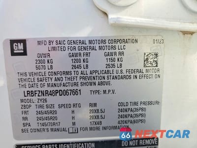 Zdjęcie 12 z 12 samochodu: 2023 BUICK ENVISION ESSENCE VIN:LRBFZNR48PD067661 - miniatura