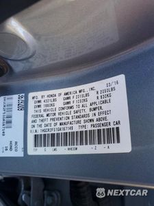 Zdjęcie 12 z 12 samochodu: 2016 HONDA ACCORD SPORT VIN:1HGCR2F51GA167149 - miniatura