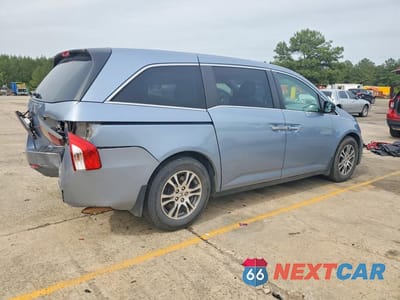 Trzecie zdjęcie samochodu z tyłu: 2013 HONDA ODYSSEY EXL VIN:5FNRL5H64DB061752 - miniatura