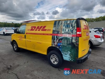 Drugie zdjęcie samochodu z przodu: 2019 CHEV EXPRESS G2500 VIN:1GCWGAFP3K1336013 - miniatura