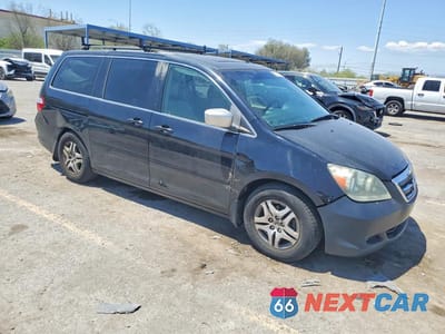 Czwarte zdjęcie samochodu z boku: 2006 HONDA ODYSSEY EXL VIN:5FNRL38676B044340 - miniatura