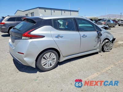 Trzecie zdjęcie samochodu z tyłu: 2019 NISSAN LEAF S VIN:1N4AZ1CP8KC309621 - miniatura