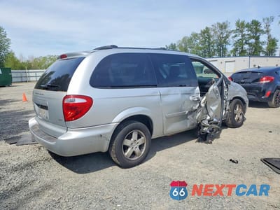 Trzecie zdjęcie samochodu z tyłu: 2007 DODGE GRAND CARAVAN SXT VIN:2D8GP44LX7R235108 - miniatura