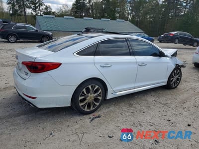 Trzecie zdjęcie samochodu z tyłu: 2015 HYUNDAI SONATA LIMITED 2.0T VIN:5NPE34AB2FH125193 - miniatura