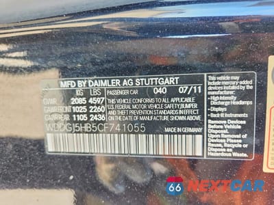 Zdjęcie 12 z 12 samochodu: 2012 MERCEDES-BENZ C 350 VIN:WDDGJ5HB5CF741055 - miniatura