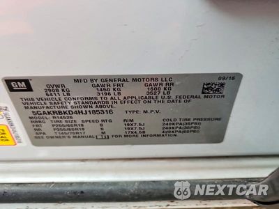 Zdjęcie 14 z 14 samochodu: 2017 BUICK ENCLAVE VIN:5GAKRBKD4HJ185316 - miniatura