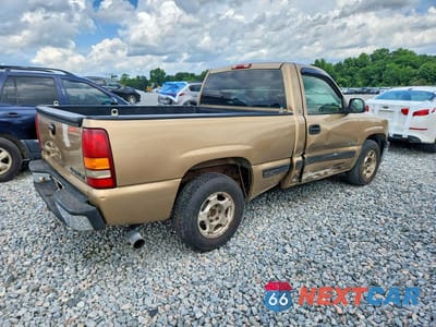Trzecie zdjęcie samochodu z tyłu: 1999 CHEVROLET SILVERADO C1500 VIN:1GCEC14T1XZ128955 - miniatura