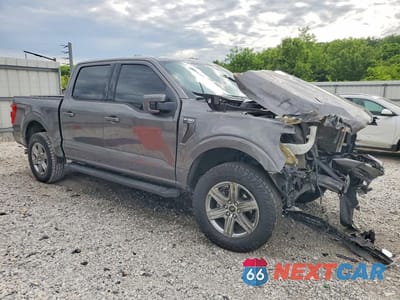 Czwarte zdjęcie samochodu z boku: 2022 FORD F150 SUPERCREW VIN:1FTFW1E56NKE94881 - miniatura