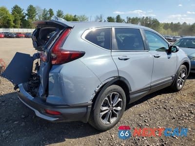 Trzecie zdjęcie samochodu z tyłu: 2021 HONDA CR-V EX VIN:7FARW2H51ME025292 - miniatura