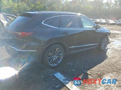 Trzecie zdjęcie samochodu z tyłu: 2024 ACURA MDX ADVANCE VIN:5J8YE1H81RL022235 - miniatura