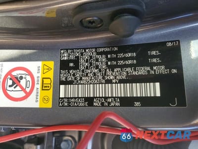 Zdjęcie 13 z 13 samochodu: 2017 LEXUS NX 200T BASE VIN:JTJYARBZ2H2083198 - miniatura