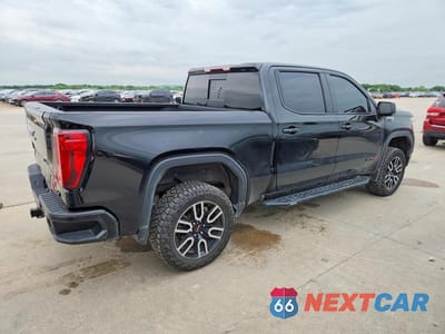 Trzecie zdjęcie samochodu z tyłu: 2021 GMC SIERRA K1500 AT4 VIN:3GTP9EED3MG284349 - miniatura