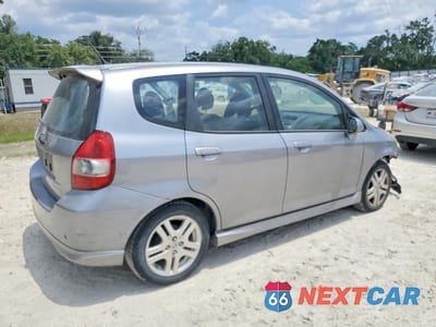 Trzecie zdjęcie samochodu z tyłu: 2008 HONDA FIT SPORT VIN:JHMGD38638S038107 - miniatura