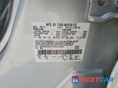 Zdjęcie 13 z 13 samochodu: 2013 FORD EDGE SE VIN:2FMDK4GC1DBA85899 - miniatura