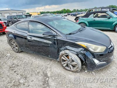 Czwarte zdjęcie samochodu z boku: 2014 HYUNDAI ELANTRA LIMITED VIN:5NPDH4AE6EH476288 - miniatura