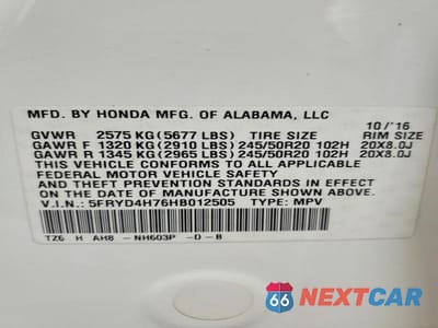 Zdjęcie 14 z 14 samochodu: 2017 ACURA MDX TECHNOLOGY VIN:5FRYD4H76HB012505 - miniatura