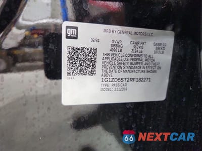 Zdjęcie 12 z 12 samochodu: 2024 CHEVROLET MALIBU LT VIN:1G1ZD5ST2RF182271 - miniatura