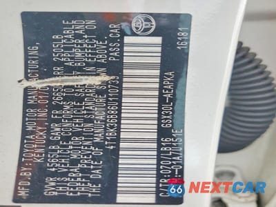 Zdjęcie 12 z 12 samochodu: 2006 TOYOTA AVALON LIMITED VIN:4T1BK36B86U110739 - miniatura