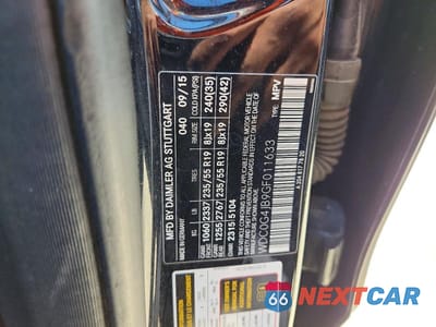 Zdjęcie 12 z 12 samochodu: 2016 MERCEDES-BENZ GLC 300 VIN:WDC0G4JB9GF011633 - miniatura