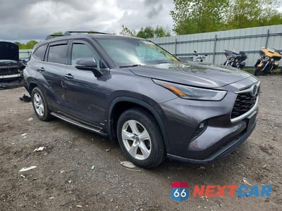 Czwarte zdjęcie samochodu z boku: 2022 TOYOTA HIGHLANDER HYBRID LE VIN:5TDBBRCH9NS560693 - miniatura
