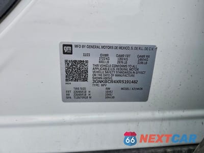 Zdjęcie 12 z 12 samochodu: 2024 CHEVROLET BLAZER 2LT VIN:3GNKBCR4XRS191482 - miniatura