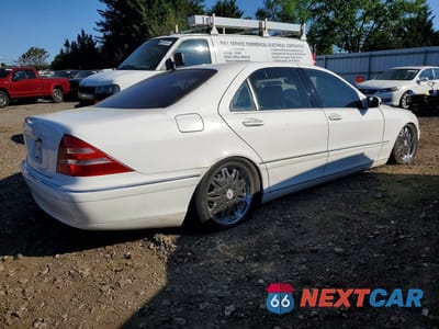Trzecie zdjęcie samochodu z tyłu: 2001 MERCEDES-BENZ S 500 VIN:WDBNG75J61A214092 - miniatura
