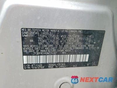 Zdjęcie 13 z 13 samochodu: 2013 TOYOTA RAV4 LIMITED VIN:2T3DFREVXDW114307 - miniatura