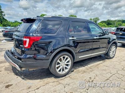 Trzecie zdjęcie samochodu z tyłu: 2016 FORD EXPLORER LIMITED VIN:1FM5K8F88GGC27252 - miniatura