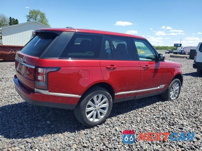 Trzecie zdjęcie samochodu z tyłu: 2014 LAND ROVER RANGE ROVER HSE VIN:SALGS2WF2EA195450 - miniatura