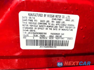 Zdjęcie 12 z 12 samochodu: 2012 INFINITI G37 SEDAN X VIN:JN1CV6AR9CM682780 - miniatura