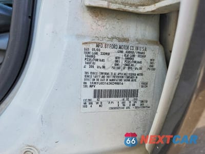 Zdjęcie 12 z 12 samochodu: 2003 FORD ESCAPE XLT VIN:1FMYU03163KD98816 - miniatura