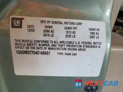 Zdjęcie 12 z 12 samochodu: 2004 CADILLAC CTS VIN:1G6DM577040146431 - miniatura