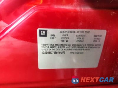 Zdjęcie 12 z 12 samochodu: 2008 CADILLAC CTS VIN:1G6DM577480114877 - miniatura